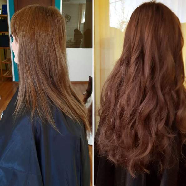 Gyönyörű hosszú és természetes haj