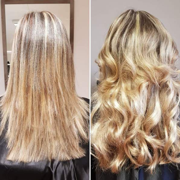 Melírozott haj hosszabbítása